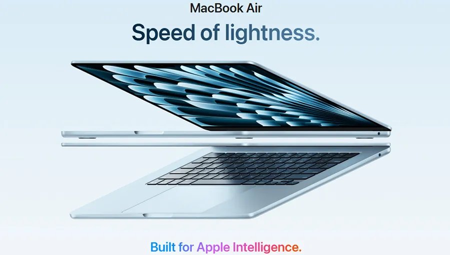 Apple MacBook Air 15 MW1L3 Midnight (M4 10-Core, GPU 10-Core, 16GB